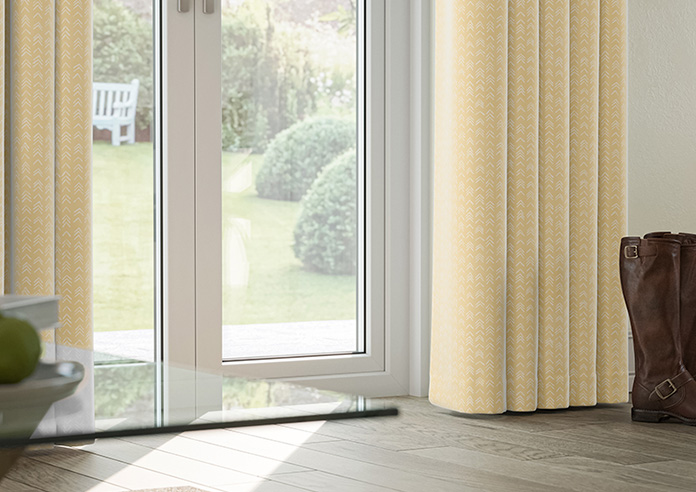 Rolling Hills Velvet, Golden - Made to Measure Curtains - Image 5